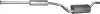Глушник Mazda 3 1.4i-16V, 1.6i-16V 06/03-12/08 Polmostrow POLMOSTROW 12.14 (фото 1)