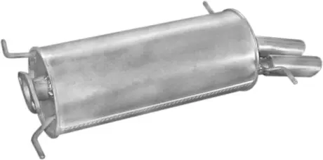 Глушник алюм. сталь, задн. частина Mazda 626 2,0iGT-16V 87-91 (12.97) Polmostrow POLMOSTROW 1297