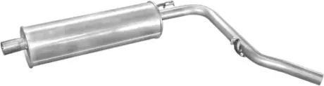 Глушник задній (кінцевий, основний) для Mercedes 207D-310 77-82 POLMOSTROW 13.03