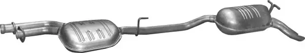 Випускна Mercedes W210 2.8i; 3.2i sedan 06/95 - 06/99 Polmostrow POLMOSTROW 13.44 (фото 1)