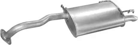 Глушник алюм. сталь, задн. частина Nissan Primera 90-96 2.0 sedan/hatcback (15.04) Polmostrow POLMOSTROW 1504