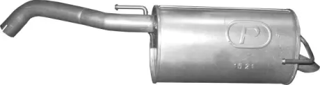 Глушник Nissan Note 1.6i-16V 01/06-04/09 Polmostrow POLMOSTROW 15.21