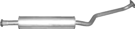 Резонатор (середній глушник) для Nissan Primera 1.8i-16V 05/02-07 POLMOSTROW 15.38