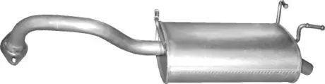 Глушник задній (кінцевий, основний) для Nissan Primera 1.8i-16V 05/02-07 POLMOSTROW 15.39
