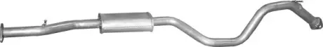 Глушник, алюм. сталь, середн. част. Nissan Qashqai / Renault Kadjar (15.63) Polmostrow POLMOSTROW 1563