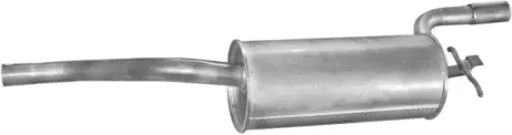 Глушник алюм. сталь, задн. частина Alfa Romeo 33 90- 1.5/1.7ie (16.10) Polmostrow POLMOSTROW 1610