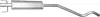 Глушник Opel Astra H 1.6i 16V Polmostrow POLMOSTROW 17.20 (фото 1)