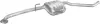 Глушник центр. OPEL OMEGA (вир-во Polmostrow) POLMOSTROW 17.233 (фото 1)