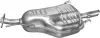 Глушник основний Opel Astra G 14i, 16i алюмінієвий POLMOSTROW 17.291 (фото 1)