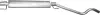 Резонатор Opel Astra H 1.6i/1.8i 16V Polmostrow POLMOSTROW 17.303 (фото 1)