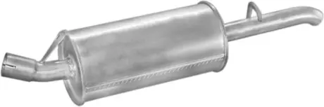 Глушник основний Opel Rekord E 1.8/2.0S, E SDN 77-86, алюмінієвий POLMOSTROW 17.35