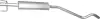 Глушник Opel Astra G/ Astra H 1.4i 16V Polmostrow POLMOSTROW 17.61 (фото 1)
