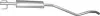 Глушник Opel Astra H 1.4i 16V Polmostrow POLMOSTROW 17.63 (фото 1)