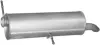 Глушник задній (кінцевий, основний) для Peugeot 307 2.0i -16V 03/02-06/05 POLMOSTROW 19.223 (фото 1)