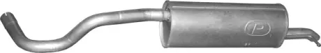 Глушник основний Skoda Rapid, SEAT Toledo, алюмінієвий POLMOSTROW 23.00