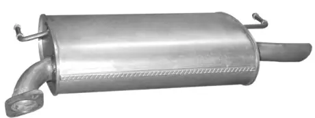 Глушник, алюм. сталь, задн. част. Toyota Camry (96-01), 5SFE SXV20 (26.299) Polmostrow POLMOSTROW 26299