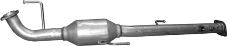 Глушник алюм. сталь, середн. частина Toyota Land Cruiser 150 2.8D (26.57) Polmostrow POLMOSTROW 2657