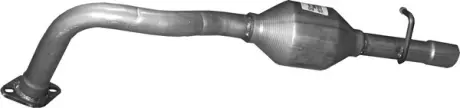 Глушник алюм. сталь, задн. частина Toyota Yaris 1.3i 16V (26.60) Polmostrow POLMOSTROW 2660
