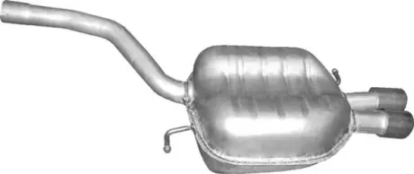 Глушитель задн (ое 3C0253609J) VW PASSAT 2.0 TFSi (2005-10) (пр-во Polmostrow) POLMOSTROW 30.105