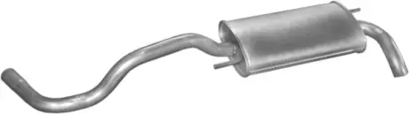 Глушник, алюм. сталь, задн. част. VW Polo 1.0i-1.6i kat 94- (30.147) Polmostrow POLMOSTROW 30147