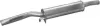 Резонатор VW Transporter T4 2.4D/2.5TDi 01/96-/05/98- Polmostrow (0) POLMOSTROW 30.24 (фото 1)