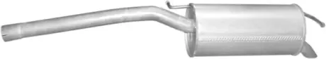 Глушник основний VW Caddy III 19 TDi 02/04-08/10 алюмінієвий POLMOSTROW 30.277