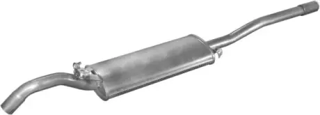 Глушник задній (кінцевий, основний) для VW Jetta 1.3/1.6 89-92 POLMOSTROW 30.45
