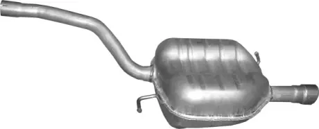 Глушник основний VW Passat 16 FSi 03/05-06/08 алюмінієвий POLMOSTROW 30.59