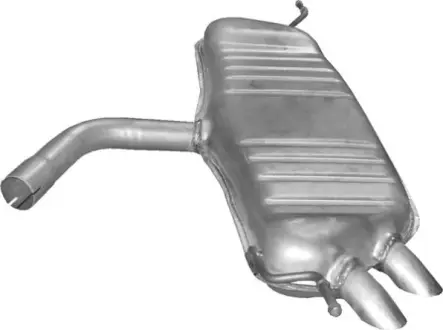 Глушник, алюм. сталь, задн. част. VW Golf V 2.0 SDi Diesel hatchback 01/04-11/08 (30.617) Polmostrow POLMOSTROW 30617