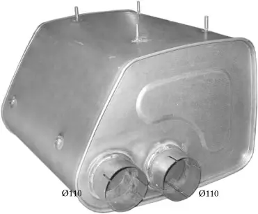 Глушник Polmostrow - (MAN F2000 22/26-28 T 6X4DFL 13/96-) POLMOSTROW 68.27