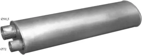Глушник для Mercedes LK POLMOSTROW 69.04