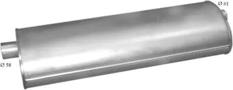 Глушник Polmostrow - (Renault Mascott) POLMOSTROW 70.08