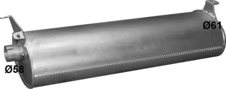 Глушник для Renault Mascott Euro III 02/04- POLMOSTROW 70.11