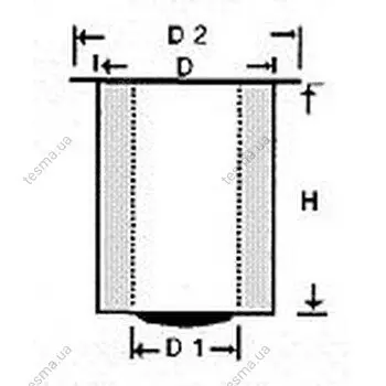 Air oil separator, element. Сепаратор воздушно-масляный, элемент POWER SYSTEM 490004 (фото 1)