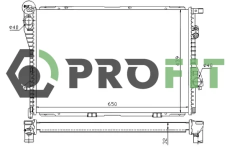 Радіатор охолоджування PROFIT 17400061