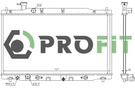 Радіатор охолоджування PROFIT 17400204