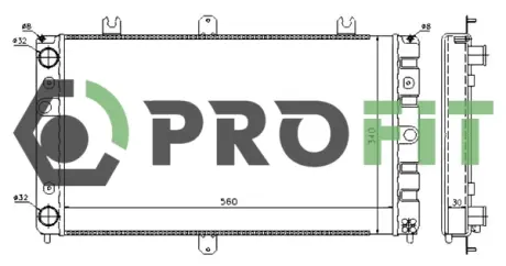 Радіатор охолоджування PROFIT 17401502