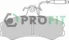 Колодки гальмівні дискові PROFIT 50000287 (фото 1)