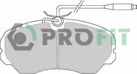 Колодки тормозные, комплект PROFIT 50000510