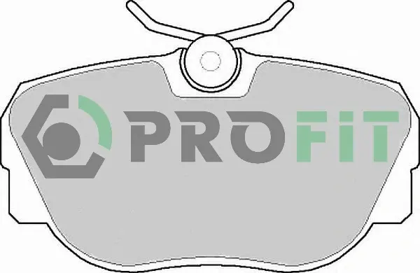 Колодки тормозные, комплект PROFIT 50000660 (фото 1)