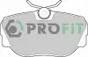 Колодки тормозные, комплект PROFIT 50000660 (фото 1)
