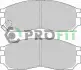 Комплект тормозных колодок, дисковый тормоз PROFIT 50000764 (фото 1)