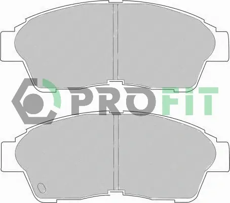 Колодки тормозные, комплект PROFIT 50000867C (фото 1)