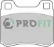 Колодки гальмівні дискові PROFIT 50000979 (фото 1)