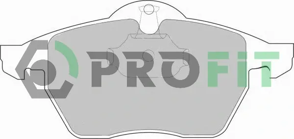 Колодки гальмівні, комплект PROFIT 50001068C (фото 1)