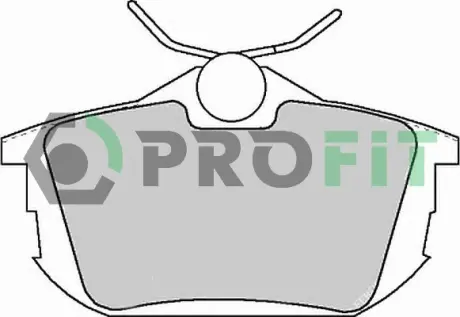 Комплект тормозных колодок, дисковый тормоз PROFIT 50001095C