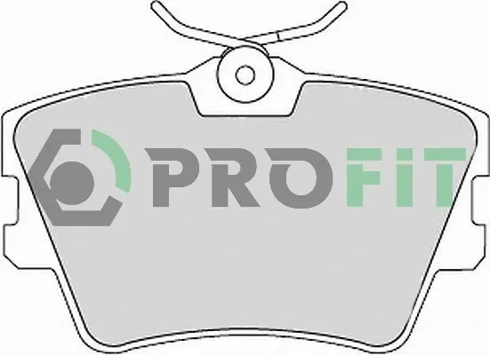 Колодки тормозные, комплект PROFIT 50001132C (фото 1)