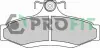 Комплект тормозных колодок, дисковый тормоз PROFIT 50001336 (фото 1)