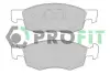 Комплект тормозных колодок, дисковый тормоз PROFIT 50001377 (фото 1)