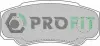 Колодки тормозные, комплект PROFIT 50001480 (фото 1)